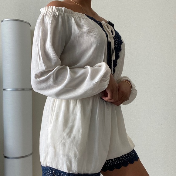 Open-Shoulder Romper - NWT - Picture 3 of 6